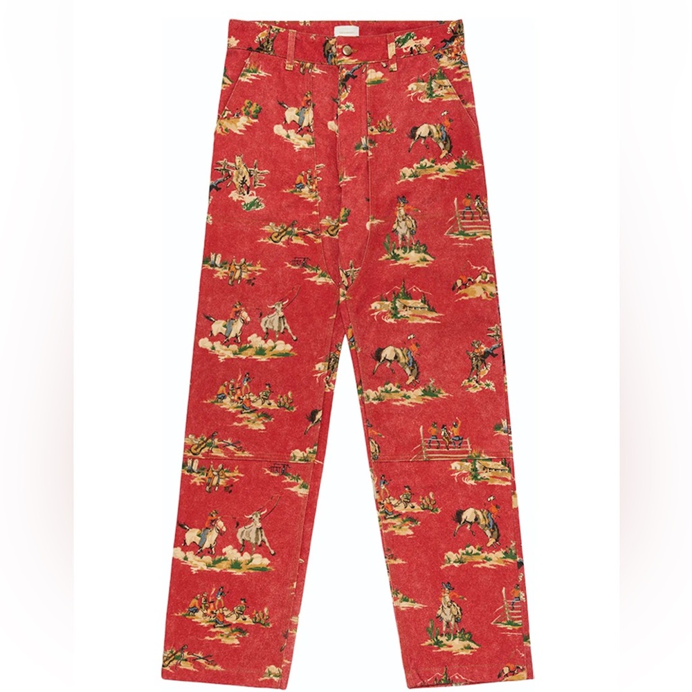 Aime Leon Dore printed western carpenter pant